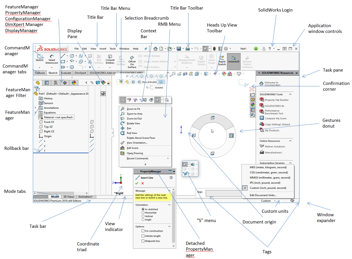 Solidworks 2013 Интерфейс